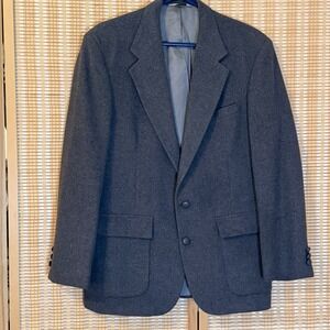 Christopher Hayes Mens 42X30 Blazer‎ Jacket 100% Camel Hair Office Business Vtg